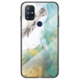 Cover OnePlus Nord N10 Vetro Temperato Colori Marmo