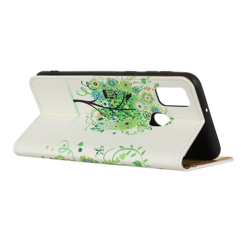 Folio Cover OnePlus Nord N10 Albero In Fiore