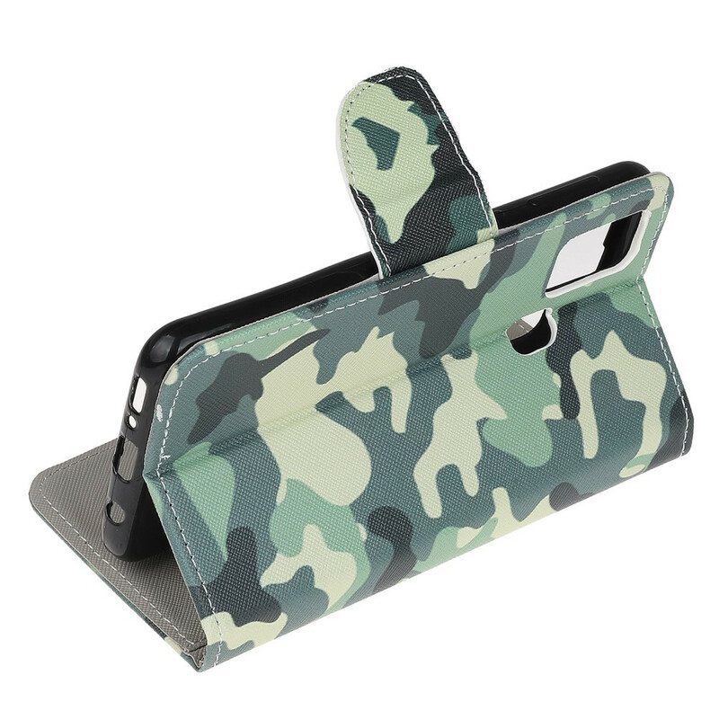 Folio Cover OnePlus Nord N10 Camuffamento Militare