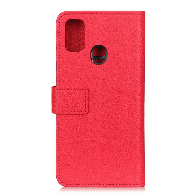 Folio Cover OnePlus Nord N10 Classico Effetto Pelle