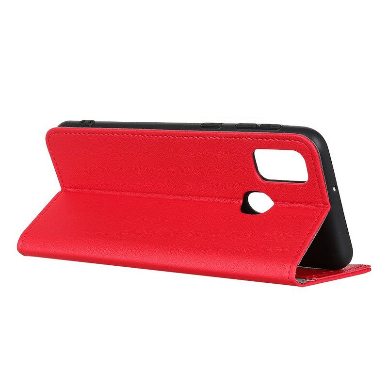 Folio Cover OnePlus Nord N10 Classico Effetto Pelle