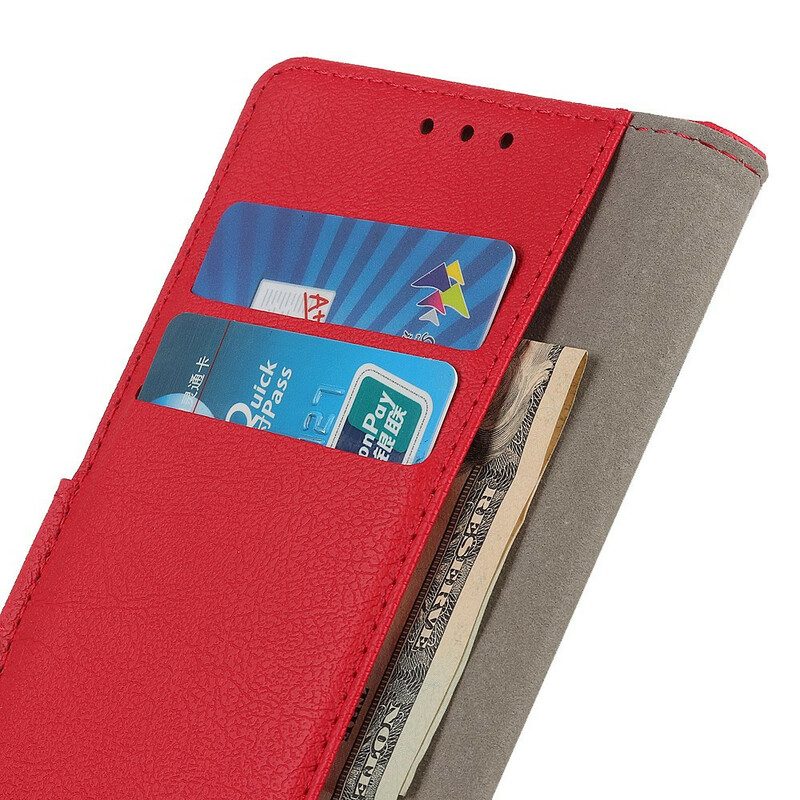 Folio Cover OnePlus Nord N10 Classico Effetto Pelle