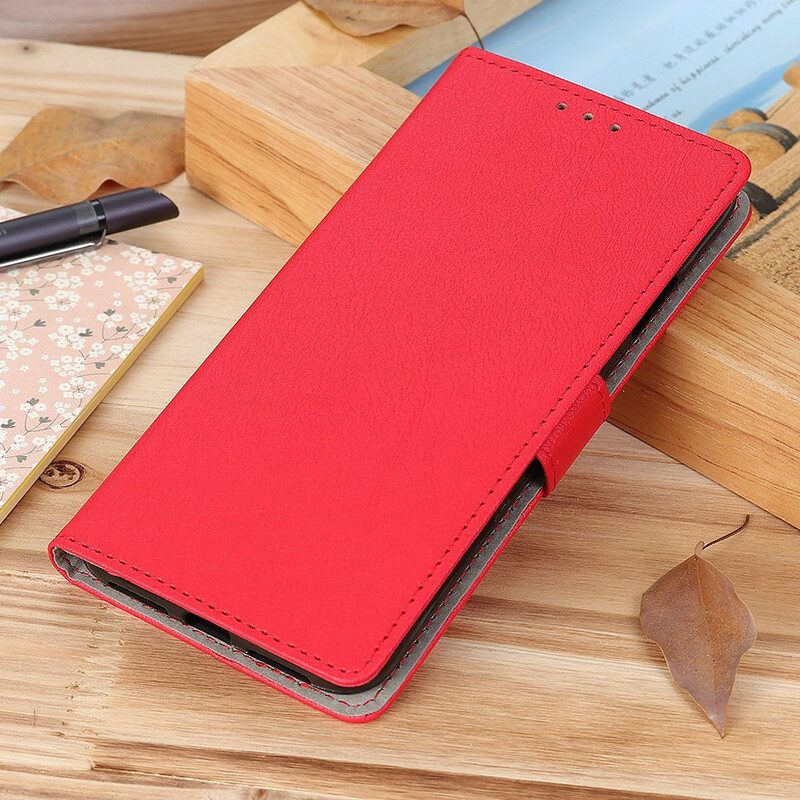 Folio Cover OnePlus Nord N10 Classico Effetto Pelle