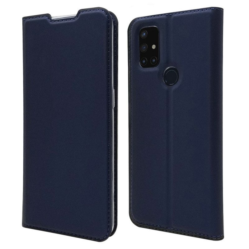 Folio Cover OnePlus Nord N10 Custodia in pelle Chiusura Magnetica