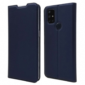 Folio Cover OnePlus Nord N10 Custodia in pelle Chiusura Magnetica