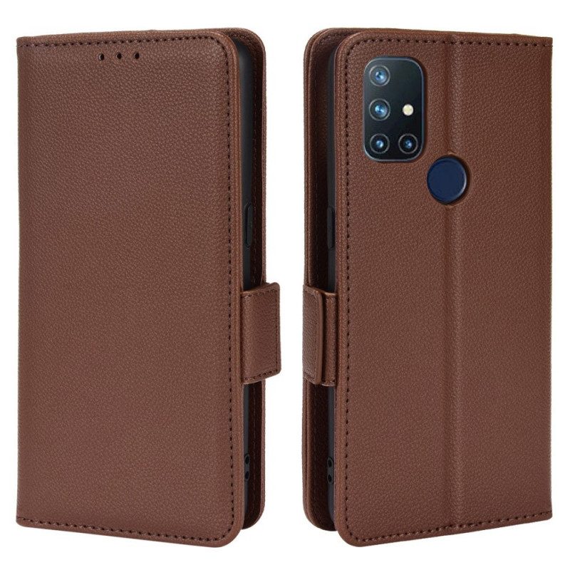 Folio Cover OnePlus Nord N10 Custodia in pelle Flap Doppio Nuovi Colori