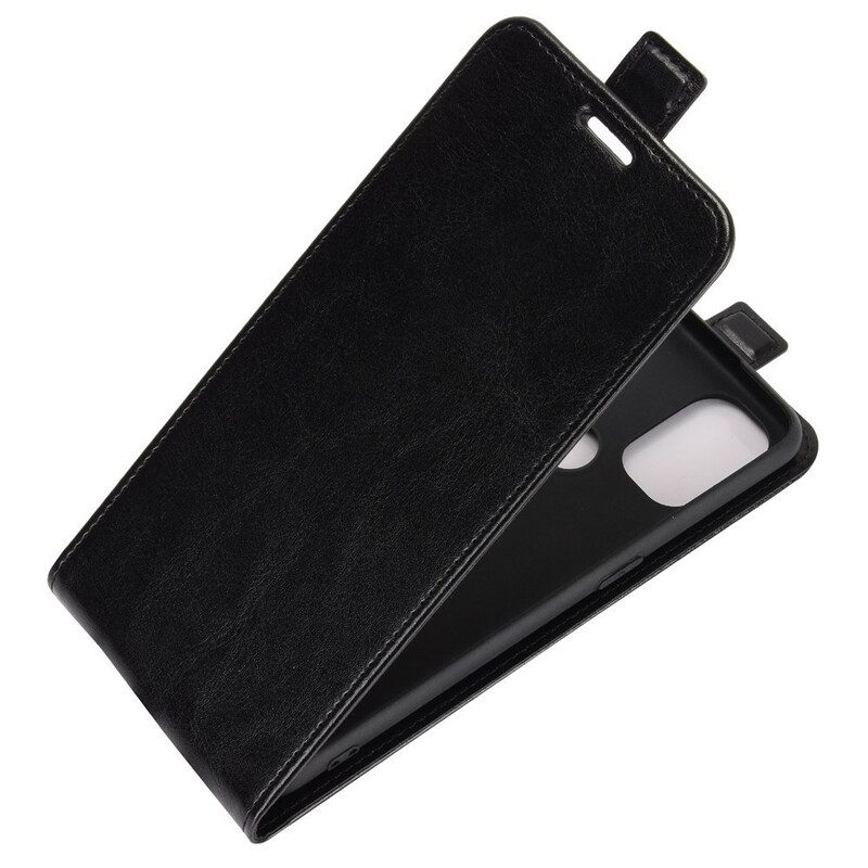 Folio Cover OnePlus Nord N10 Custodia in pelle Ribalta Verticale Effetto Pelle