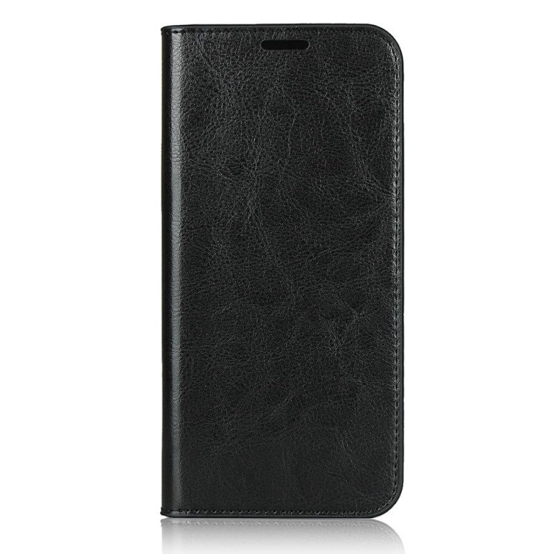 Folio Cover OnePlus Nord N10 Custodia in pelle Pelle Vera