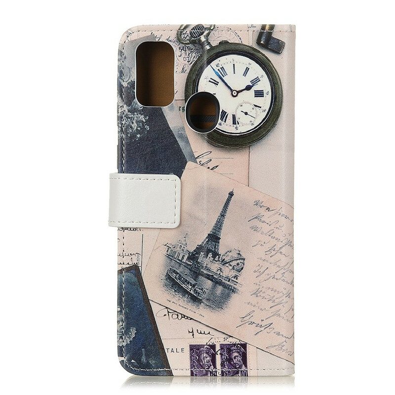 Folio Cover OnePlus Nord N10 Torre Eiffel Del Poeta