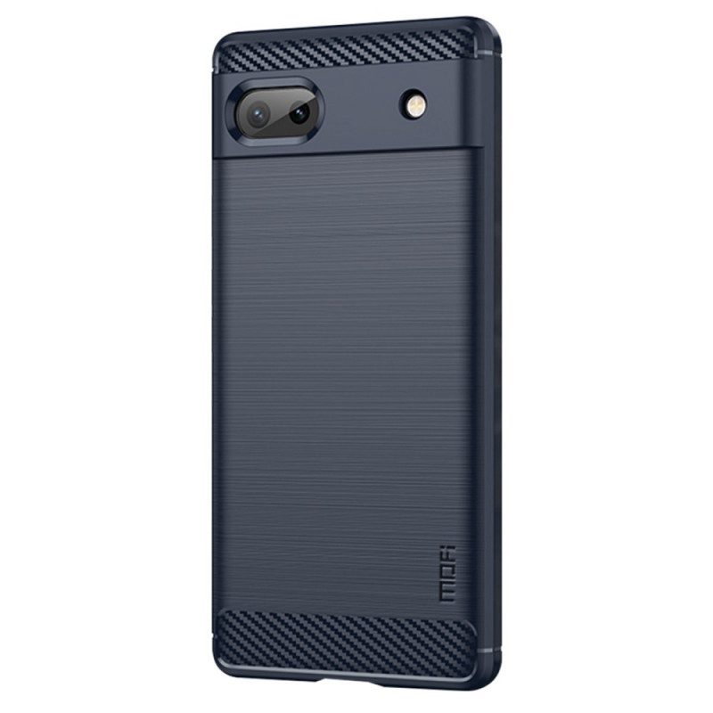 Cover Google Pixel 6A Fibra Di Carbonio Spazzolata Mofi