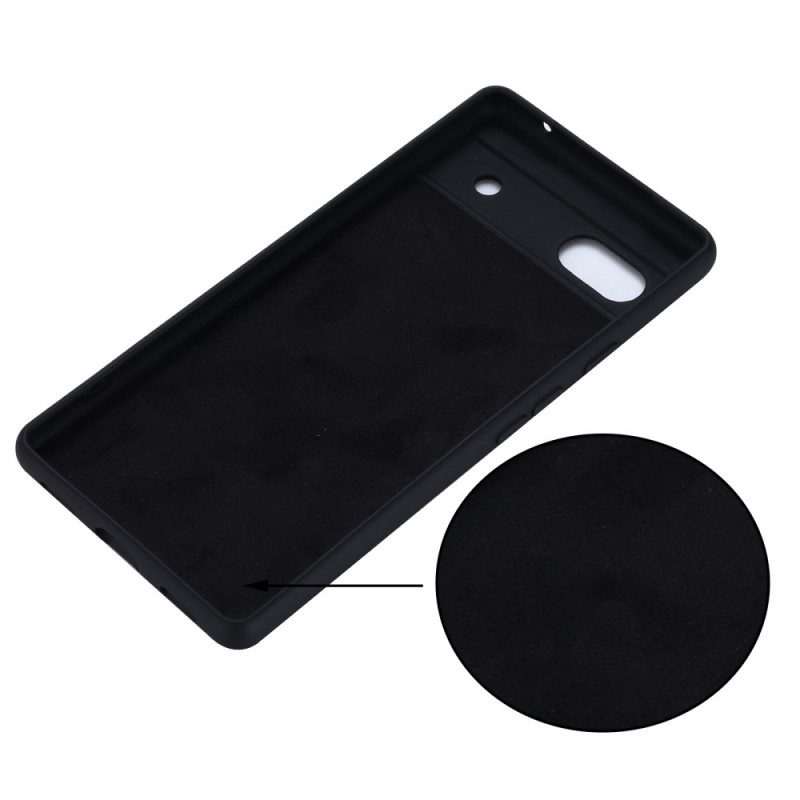 Cover Google Pixel 6A Silicone Liquido Strappy