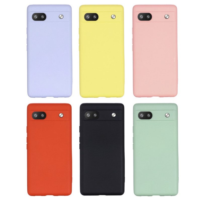 Cover Google Pixel 6A Silicone Liquido Strappy