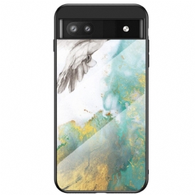 Cover Google Pixel 6A Vetro Temperato In Marmo