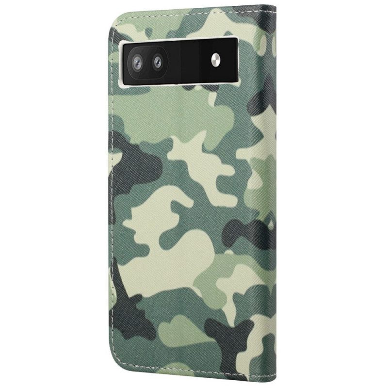 Custodia in pelle Google Pixel 6A Camuffare