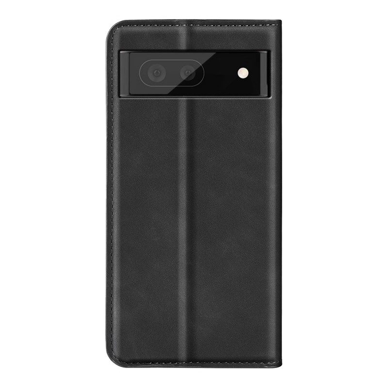 Folio Cover Google Pixel 6A Custodia in pelle Eleganza