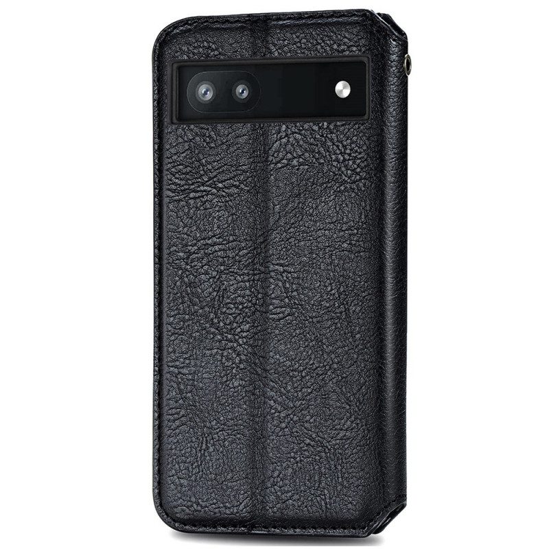 Folio Cover Google Pixel 6A Custodia in pelle Modello 3d