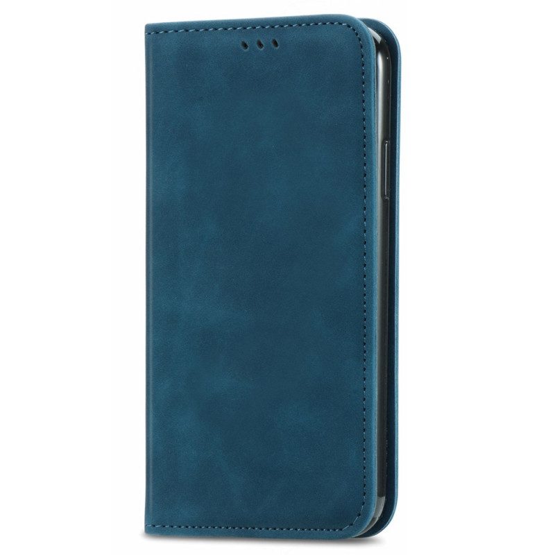 Folio Cover Google Pixel 6A Custodia in pelle Serie D'epoca