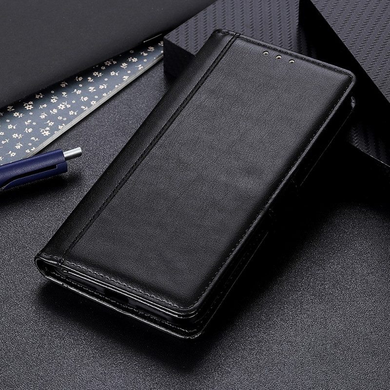 Folio Cover Google Pixel 6A Stile In Pelle