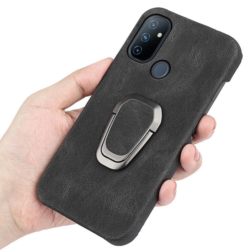 Cover OnePlus Nord N100 Anello-supporto Effetto Pelle Nuovi Colori