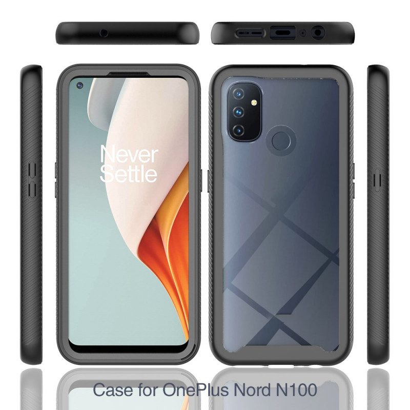 Cover OnePlus Nord N100 Bordi Paraurti Ibridi Trasparenti