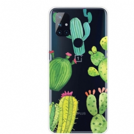 Cover OnePlus Nord N100 Cactus Dell'acquerello