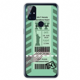 Cover OnePlus Nord N100 Carta D'imbarco Per New York