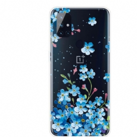 Cover OnePlus Nord N100 Fiori Blu