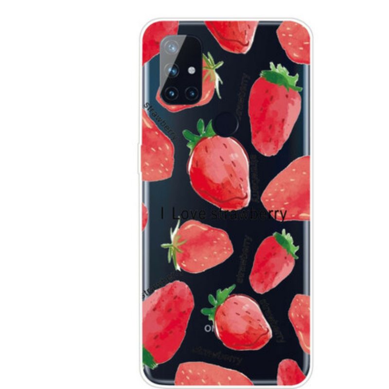 Cover OnePlus Nord N100 Fragole / Amo La Fragola