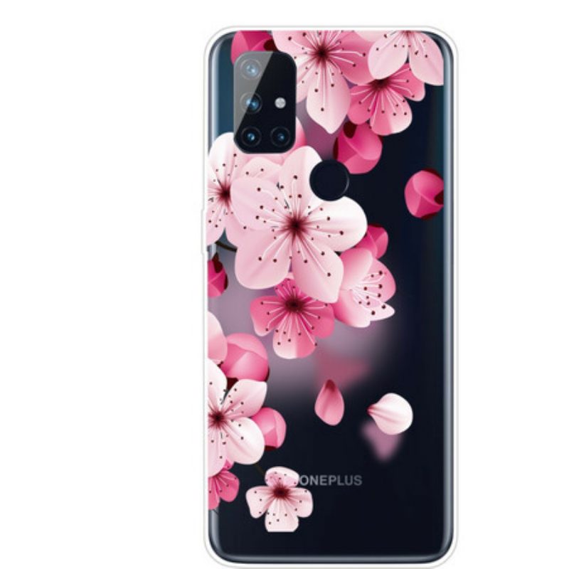 Cover OnePlus Nord N100 Piccoli Fiori Rosa