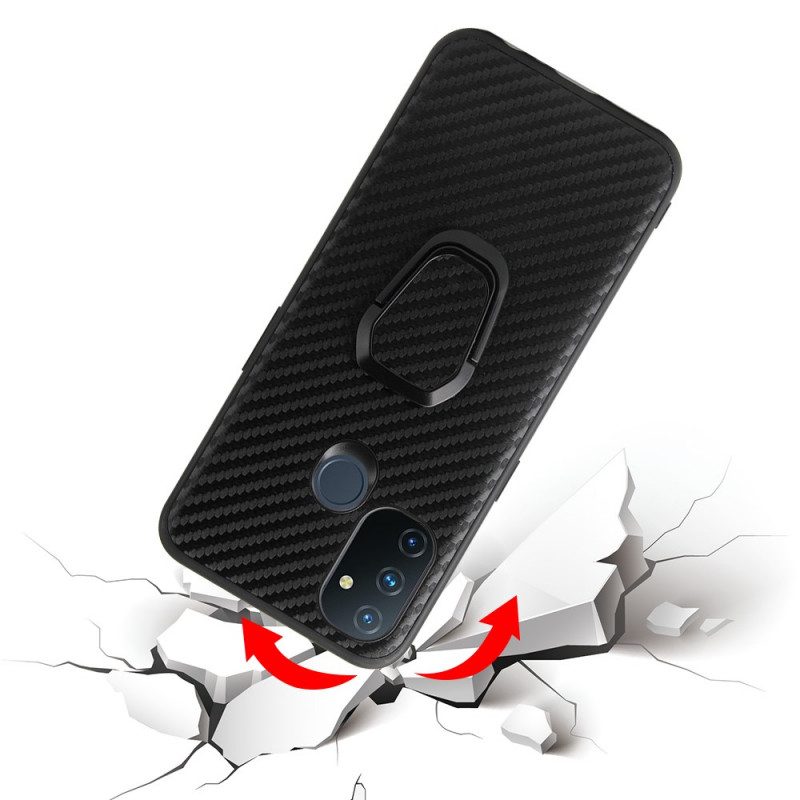 Cover OnePlus Nord N100 Supporto Per Anello Stile Leopardo