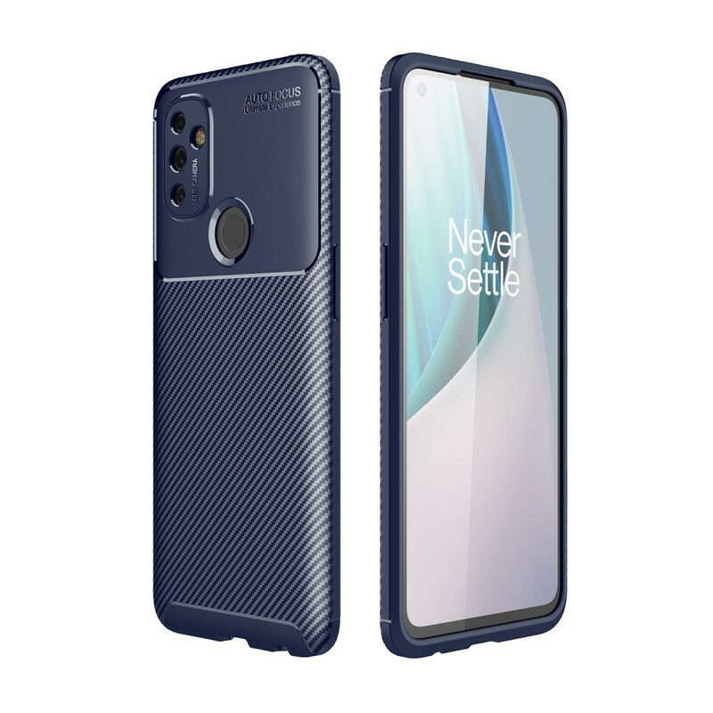 Cover OnePlus Nord N100 Tubo In Fibra Di Carbonio