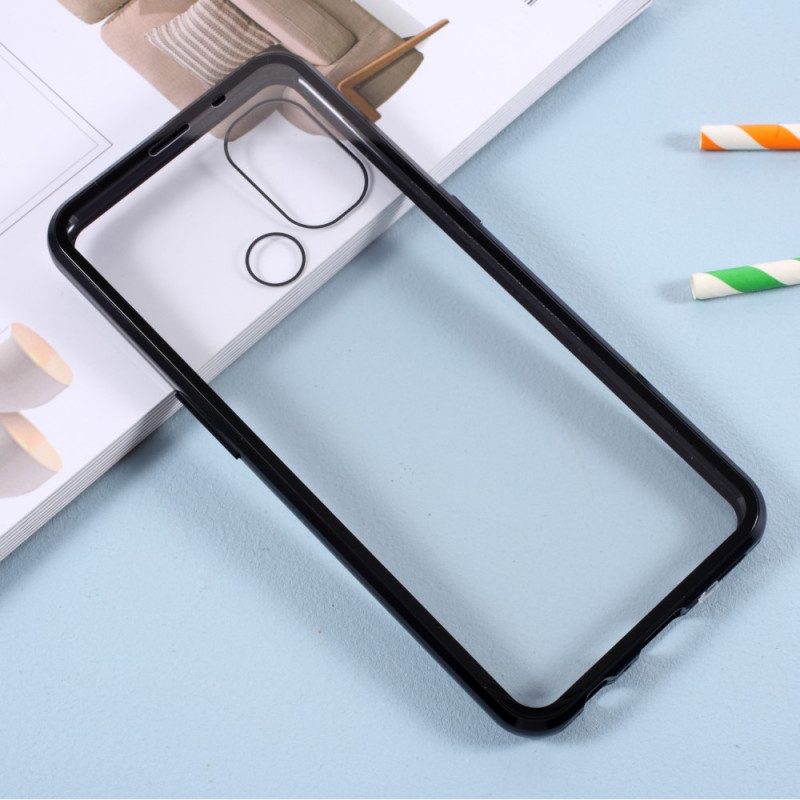 Cover OnePlus Nord N100 Vetro Temperato Anteriore E Posteriore E Metallo