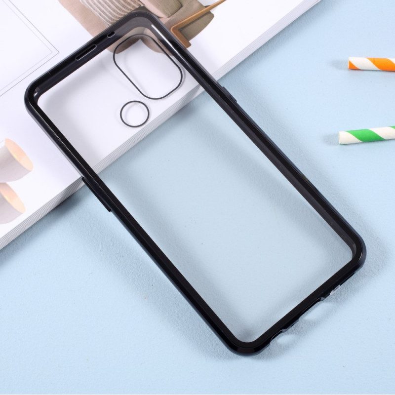 Cover OnePlus Nord N100 Vetro Temperato Anteriore E Posteriore E Metallo