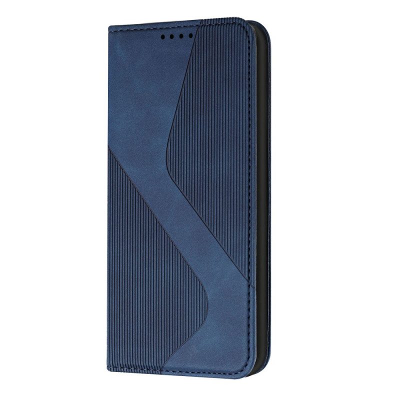 Folio Cover OnePlus Nord N100 Custodia in pelle Stile S In Pelle