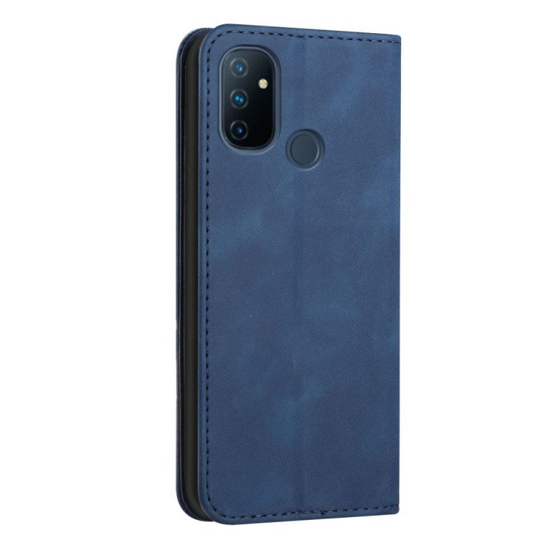 Folio Cover OnePlus Nord N100 Custodia in pelle Stile S In Pelle