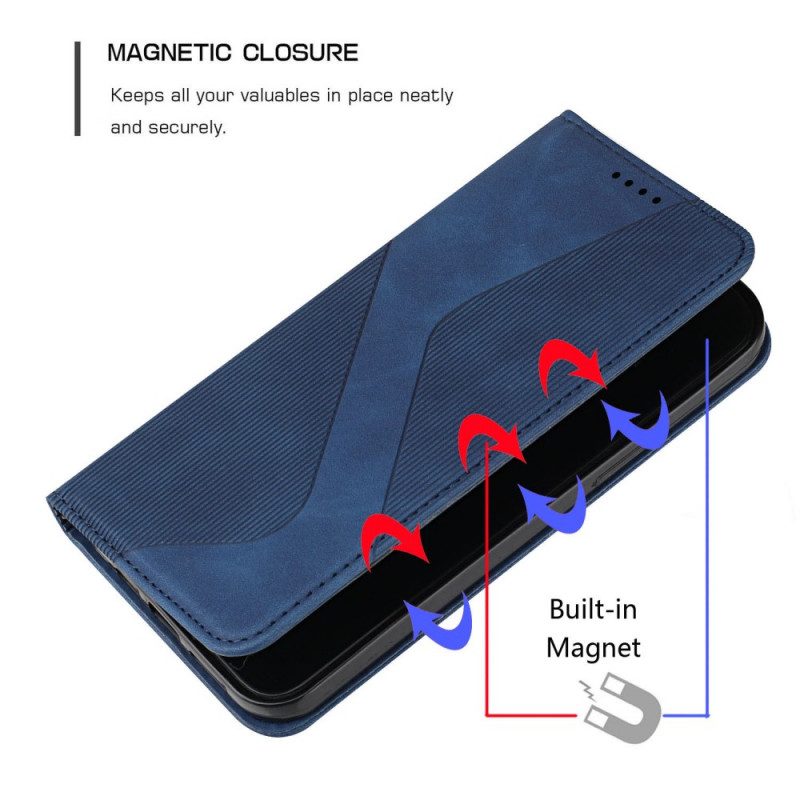 Folio Cover OnePlus Nord N100 Custodia in pelle Stile S In Pelle