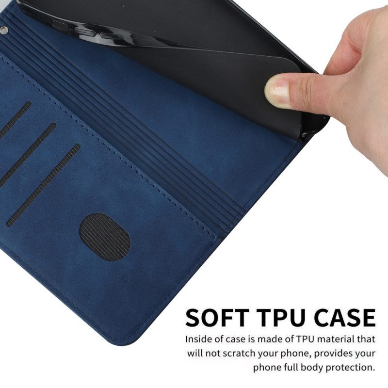 Folio Cover OnePlus Nord N100 Custodia in pelle Stile S In Pelle