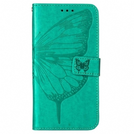 Folio Cover OnePlus Nord N100 Design A Farfalla Strappy