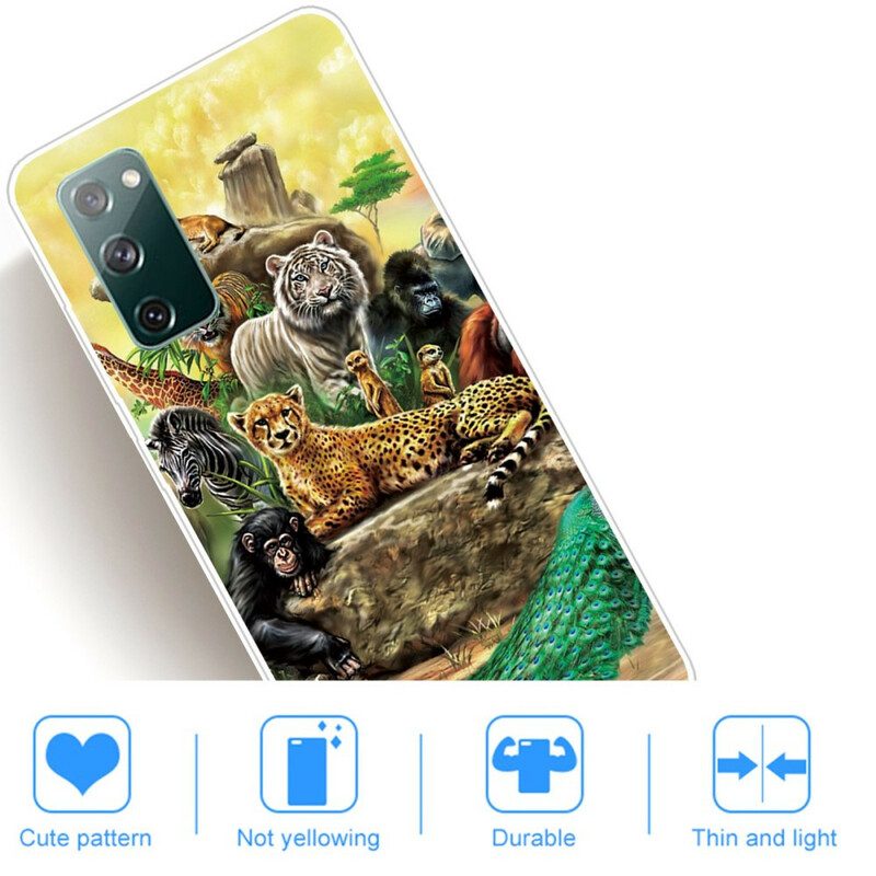 Cover Samsung Galaxy S20 FE Animali Da Safari