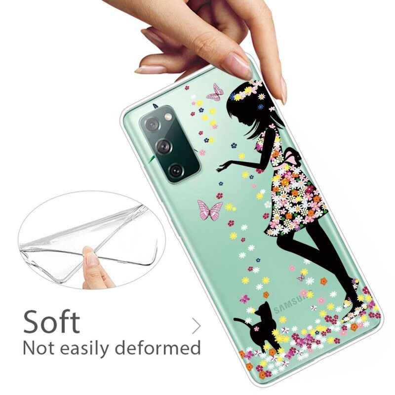 Cover Samsung Galaxy S20 FE Bella Testa Di Fiore