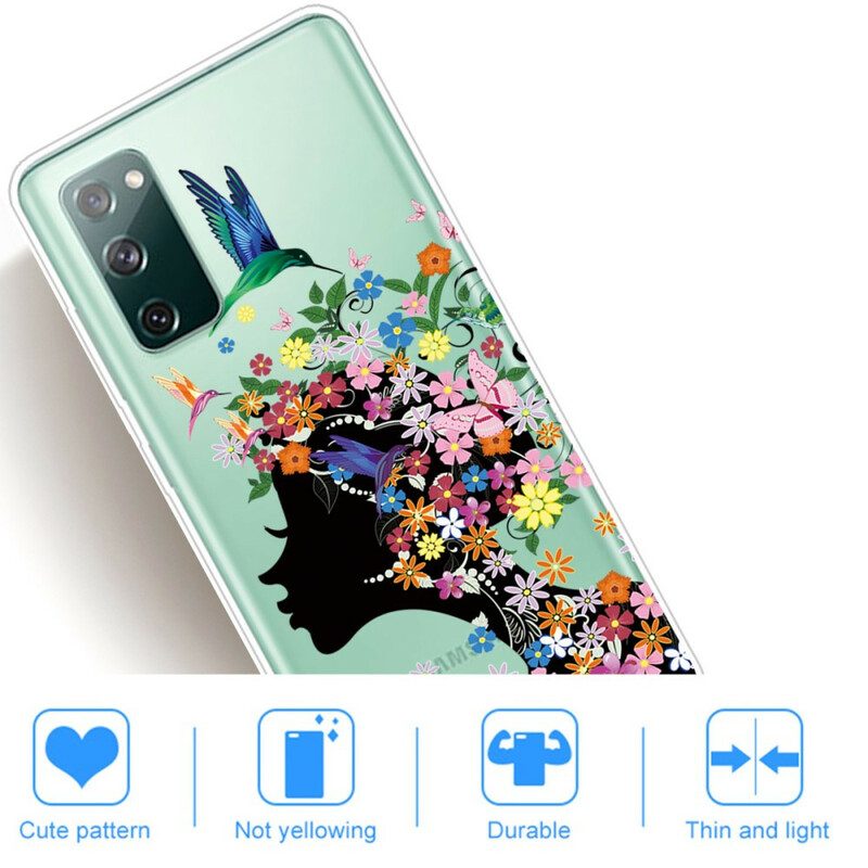 Cover Samsung Galaxy S20 FE Bella Testa Di Fiore