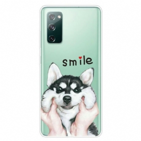 Cover Samsung Galaxy S20 FE Cane Sorridente