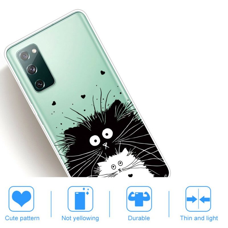 Cover Samsung Galaxy S20 FE Guarda I Gatti