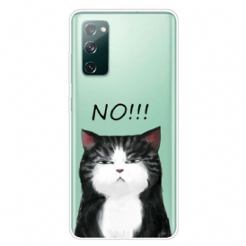 Cover Samsung Galaxy S20 FE Il Gatto Che Dice Di No