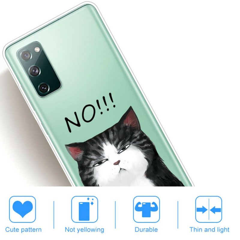 Cover Samsung Galaxy S20 FE Il Gatto Che Dice Di No