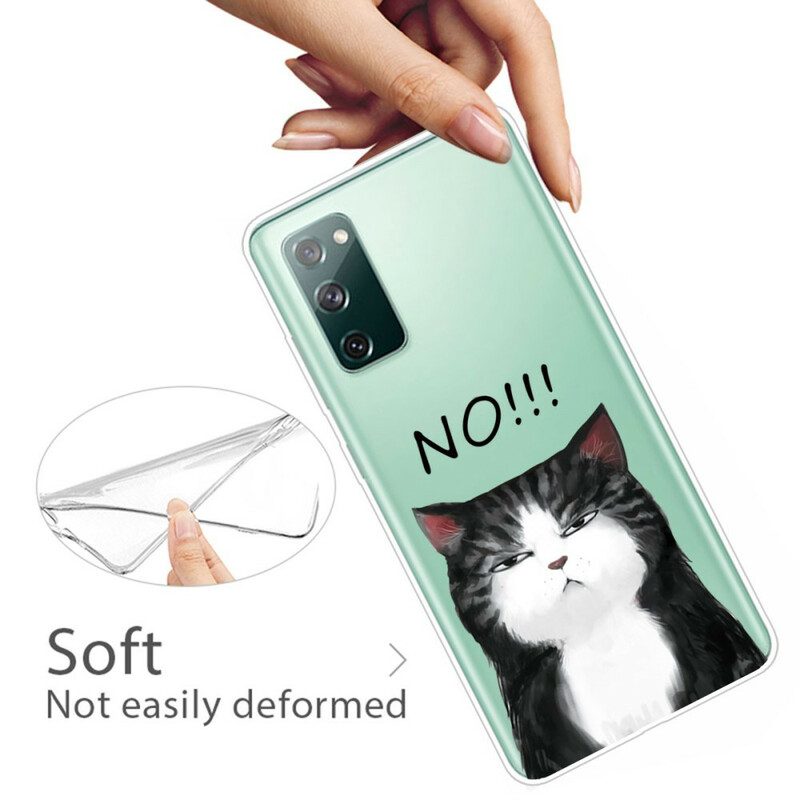 Cover Samsung Galaxy S20 FE Il Gatto Che Dice Di No