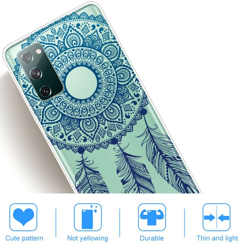 Cover Samsung Galaxy S20 FE Mandala A Fiore Singolo