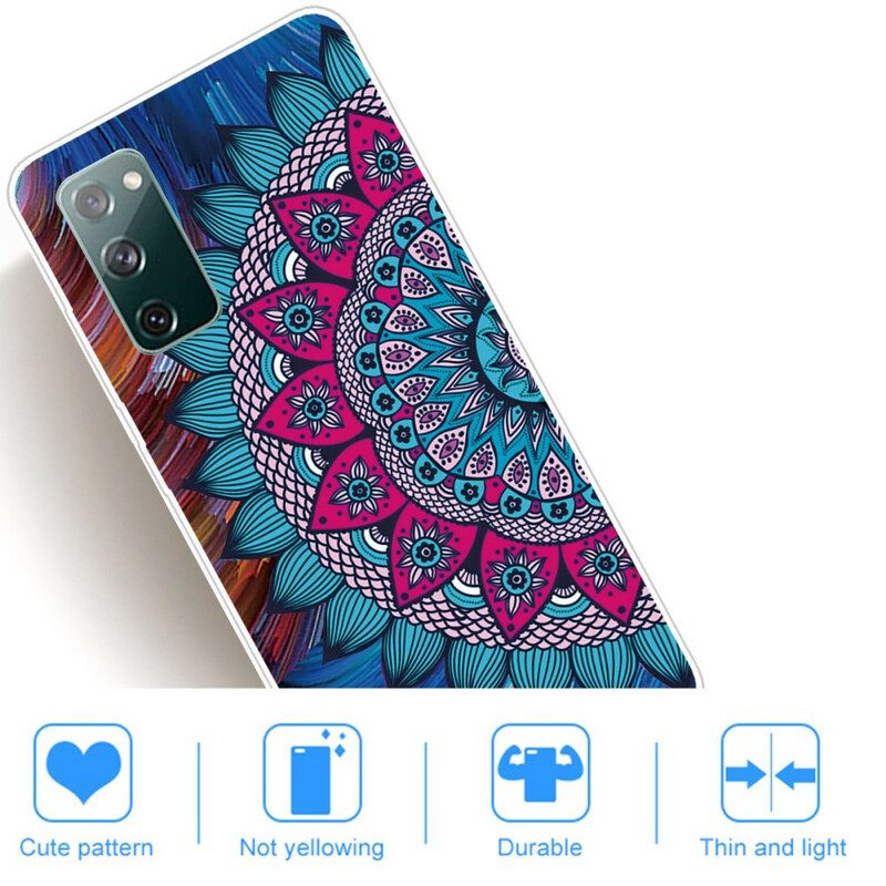 Cover Samsung Galaxy S20 FE Mandala Colorato