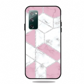 Cover Samsung Galaxy S20 FE Marmo Glitterato