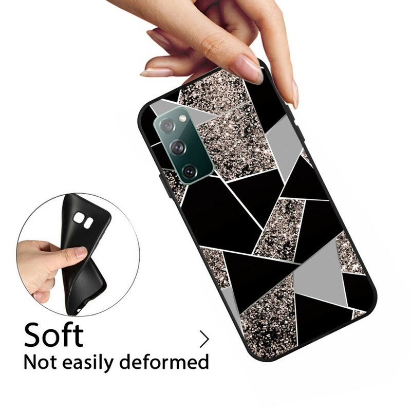 Cover Samsung Galaxy S20 FE Marmo Scuro